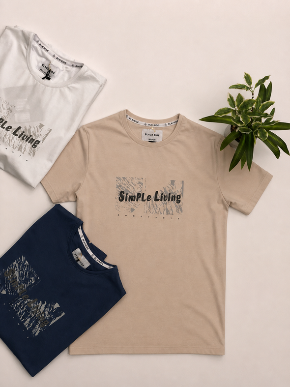 Crew Neck Graphic Tee